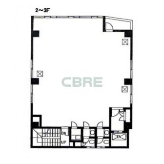 2階〜3階 平面図