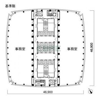 基準階 平面図