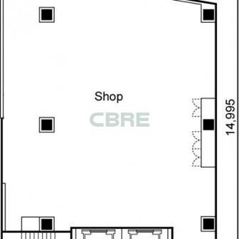 2階〜9階 平面図