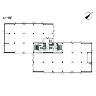 4階〜5階 平面図