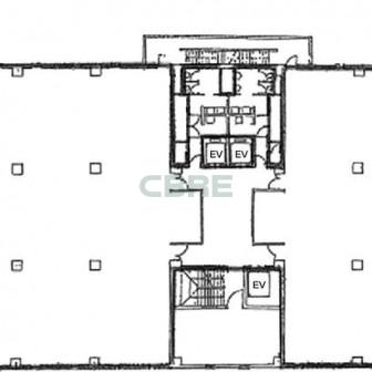 2階〜4階 平面図