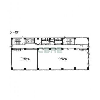 5階〜6階 平面図