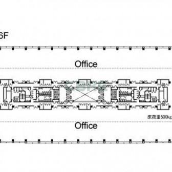 4階〜6階 平面図