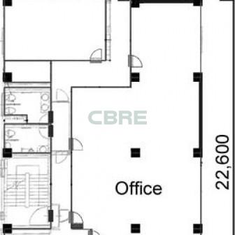 2階〜4階 平面図
