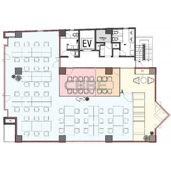 参考レイアウト8階（68.72坪）
