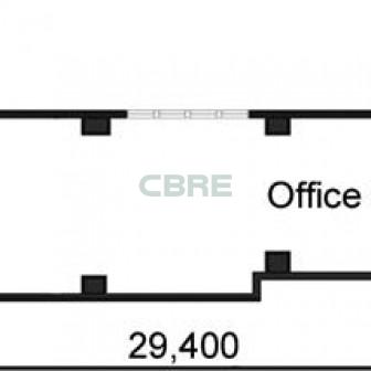2階〜9階 平面図