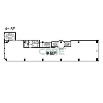 4階〜5階 平面図