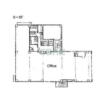 6階〜8階 平面図