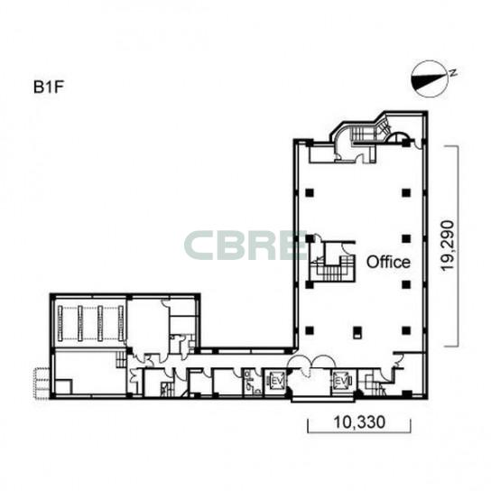地下1階 平面図