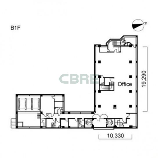 地下1階 平面図