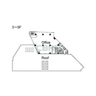 3階〜5階 平面図
