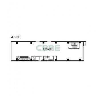 4階〜5階 平面図