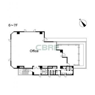 6階〜7階 平面図