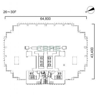 26階〜30階 平面図