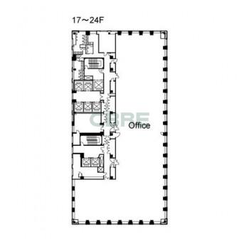 17階〜24階 平面図