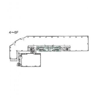 4階〜6階 平面図