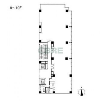 8階〜10階 平面図