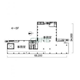 4階〜5階 平面図