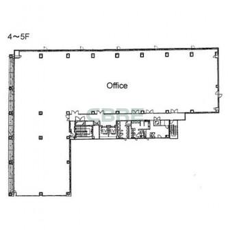 4階〜5階 平面図