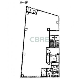 5階〜6階 平面図