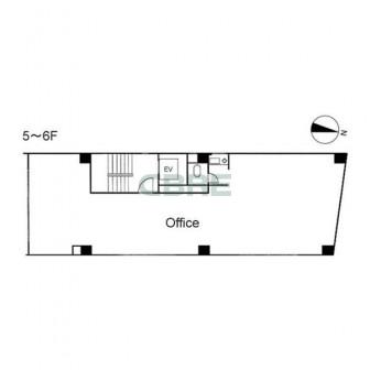 5階〜6階 平面図
