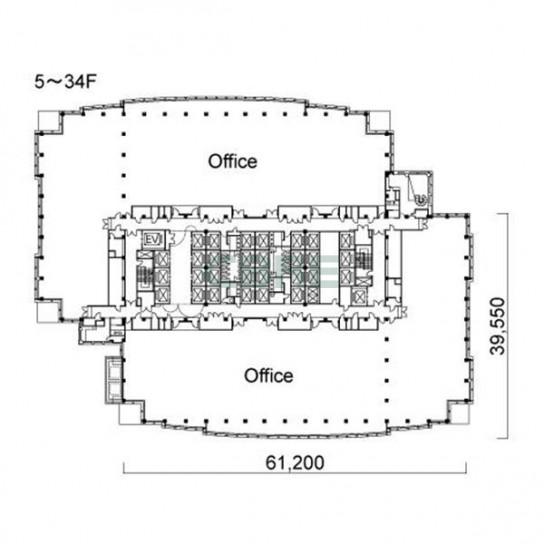 恵比寿ガーデンプレイスタワーの空室情報（15階 / 141.56坪）（掲載