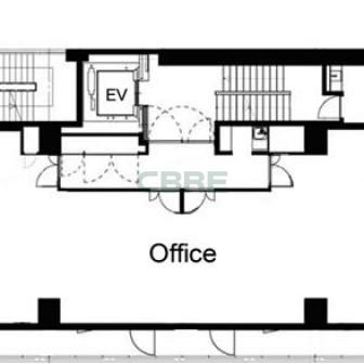 2階〜4階 平面図