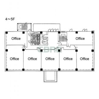 4階〜5階 平面図