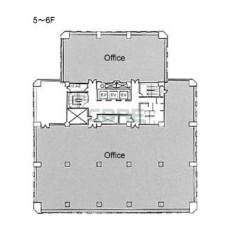 5階〜6階 平面図