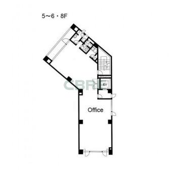 5階〜6階 平面図