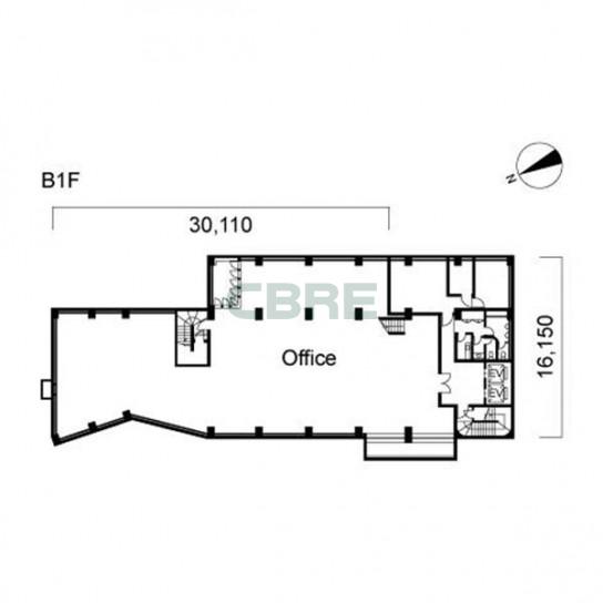 地下1階 平面図
