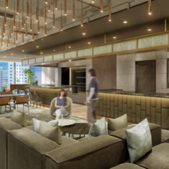 受付・ラウンジ（完成予想CG）