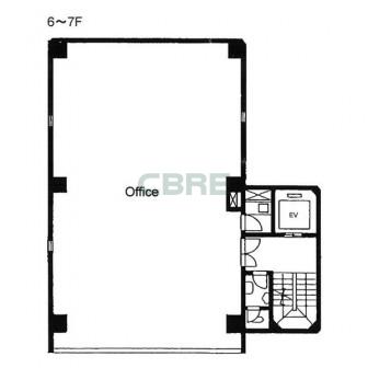6階〜7階 平面図