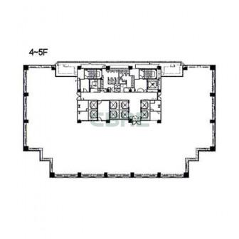 4階〜5階 平面図