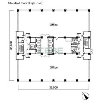 20階〜31階 平面図