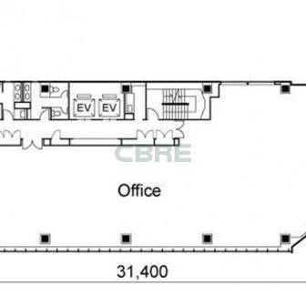 2階〜4階 平面図