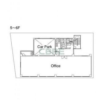 5階〜6階 平面図