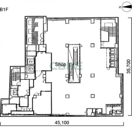 地下1階 平面図