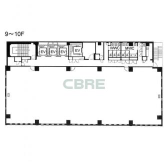 9階〜10階 平面図