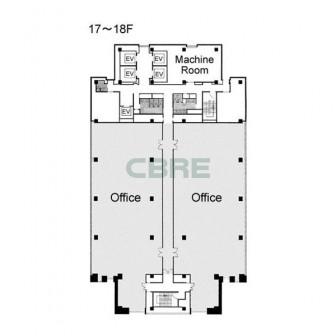 17階〜18階 平面図