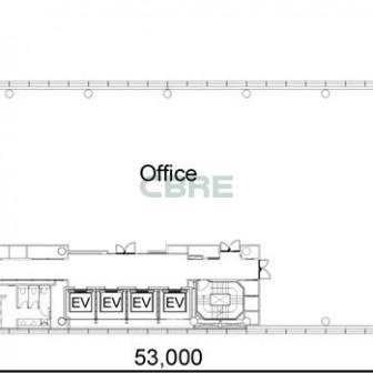3階〜13階 平面図