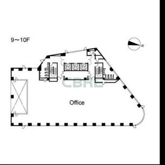 9階〜10階 平面図