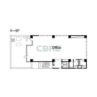 5階〜6階 平面図