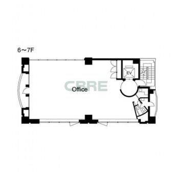 6階〜7階 平面図