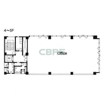 4階〜5階 平面図