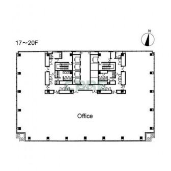 17階〜20階 平面図