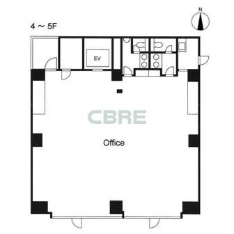 4階〜5階 平面図