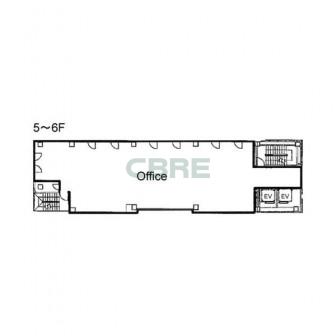 5階〜6階 平面図