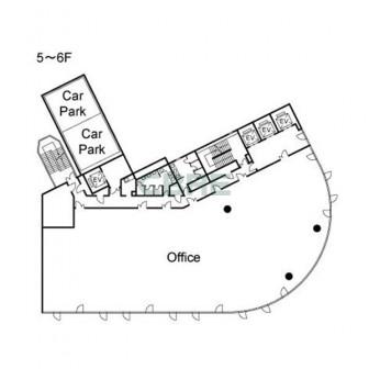 5階〜6階 平面図
