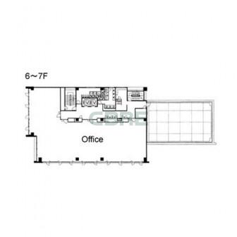 6階〜7階 平面図
